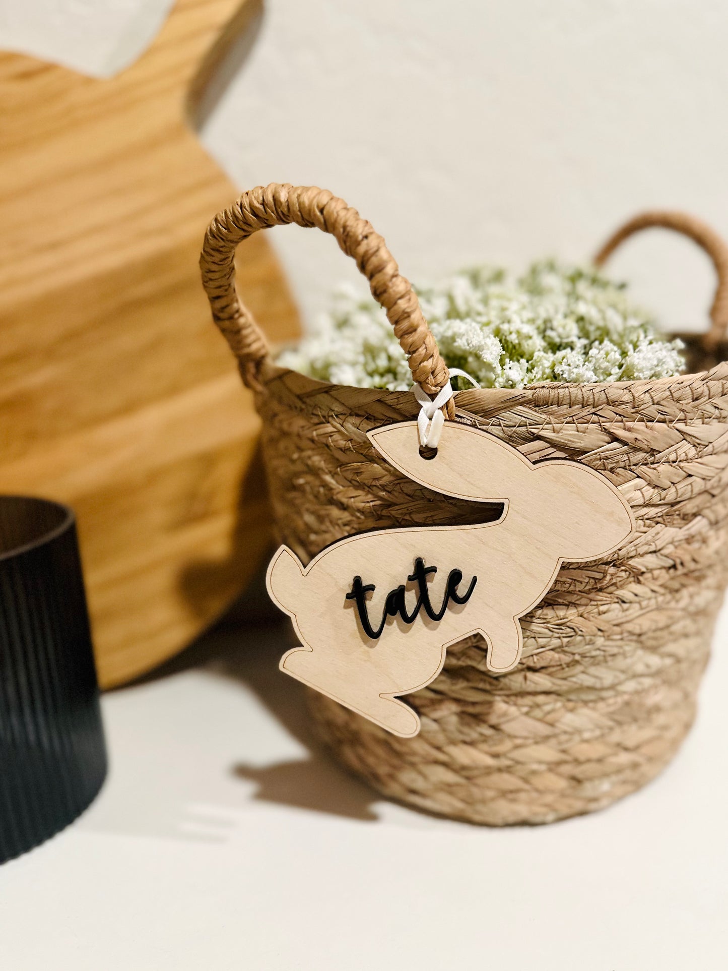 Bunny Basket Tag