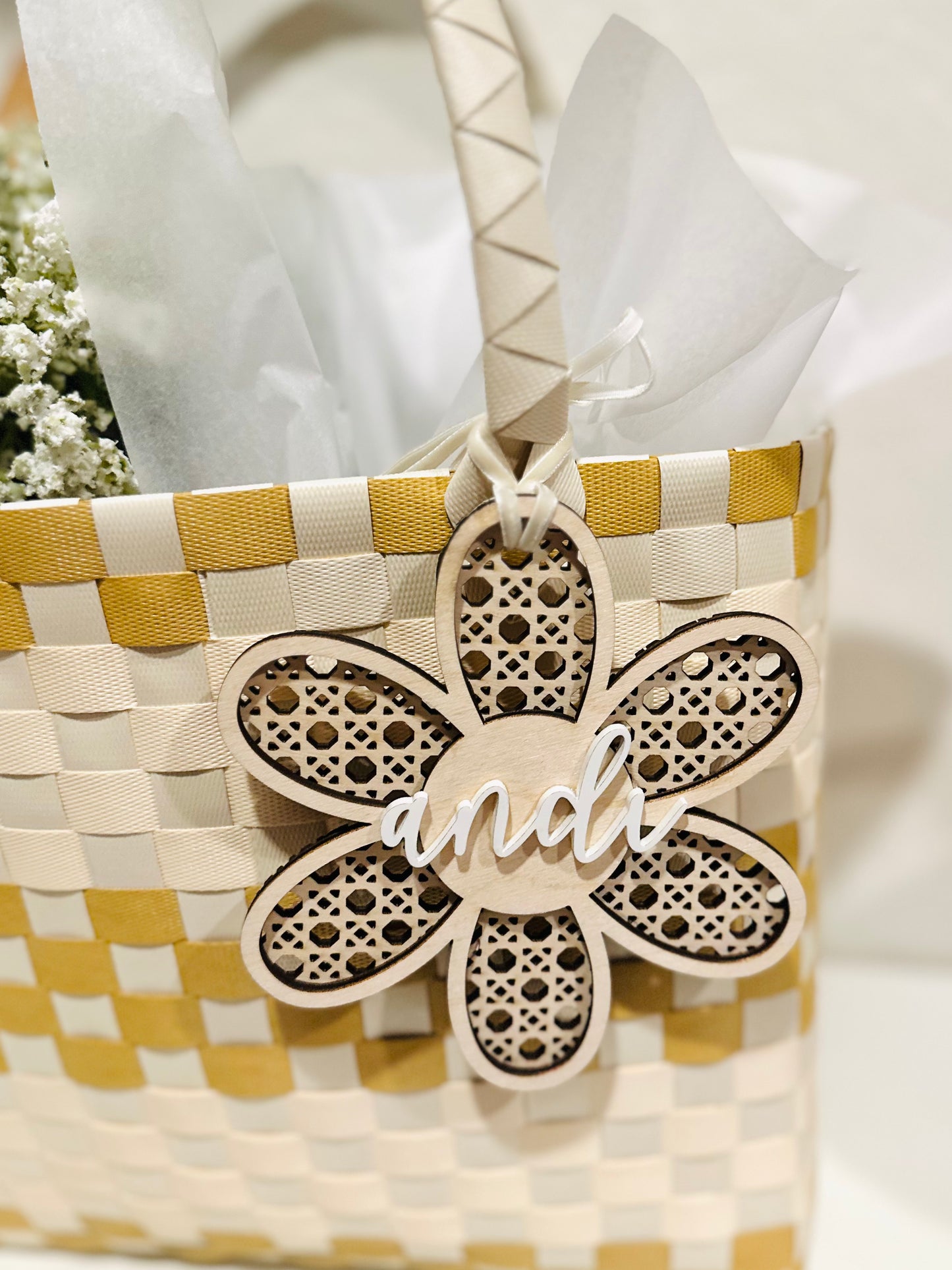 Flower Basket Tag