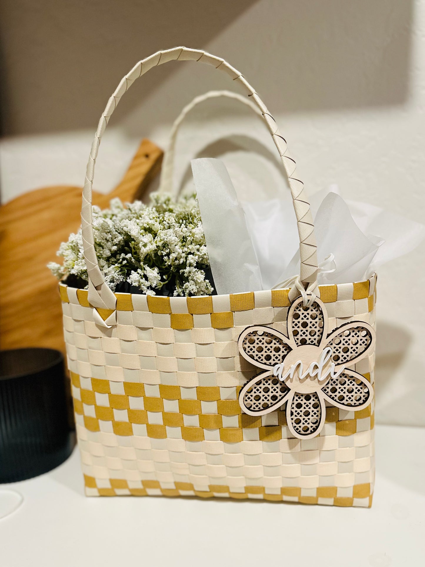 Flower Basket Tag