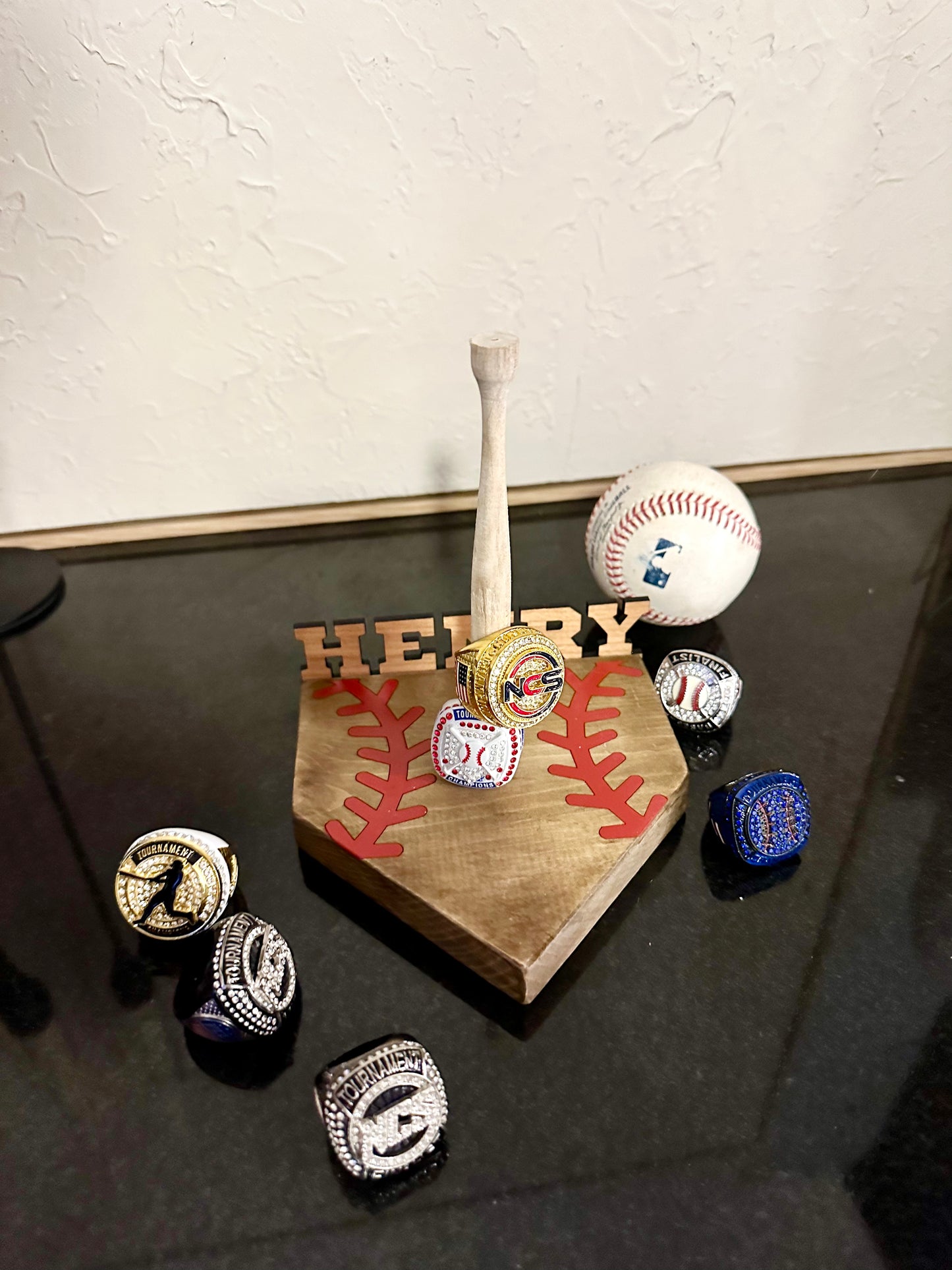 Baseball Ring Holder - D&L Designs