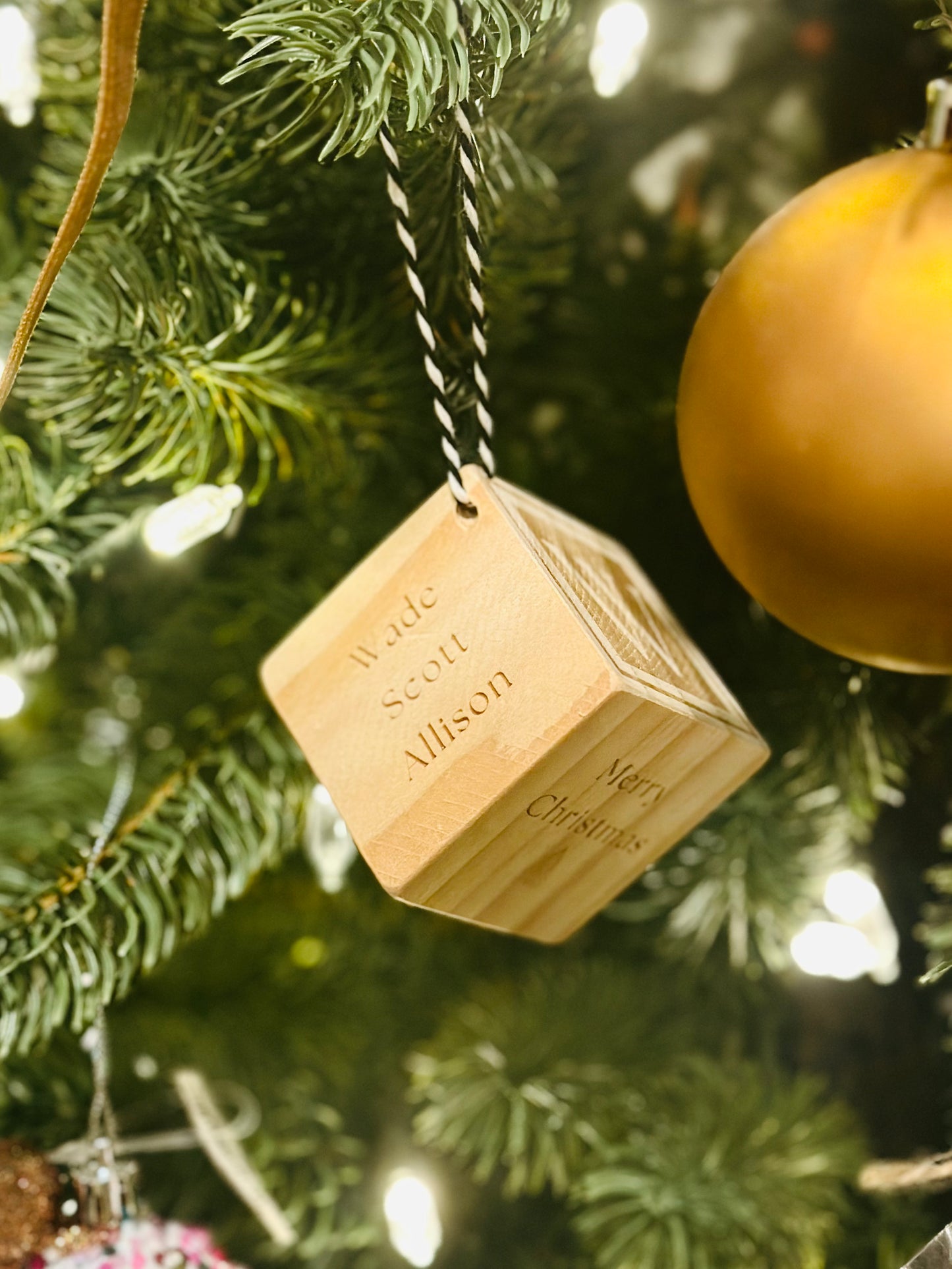 Baby Christmas Cube