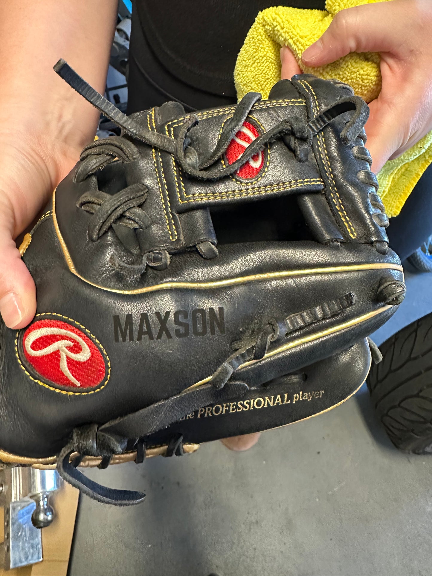 Custom Glove Engraving
