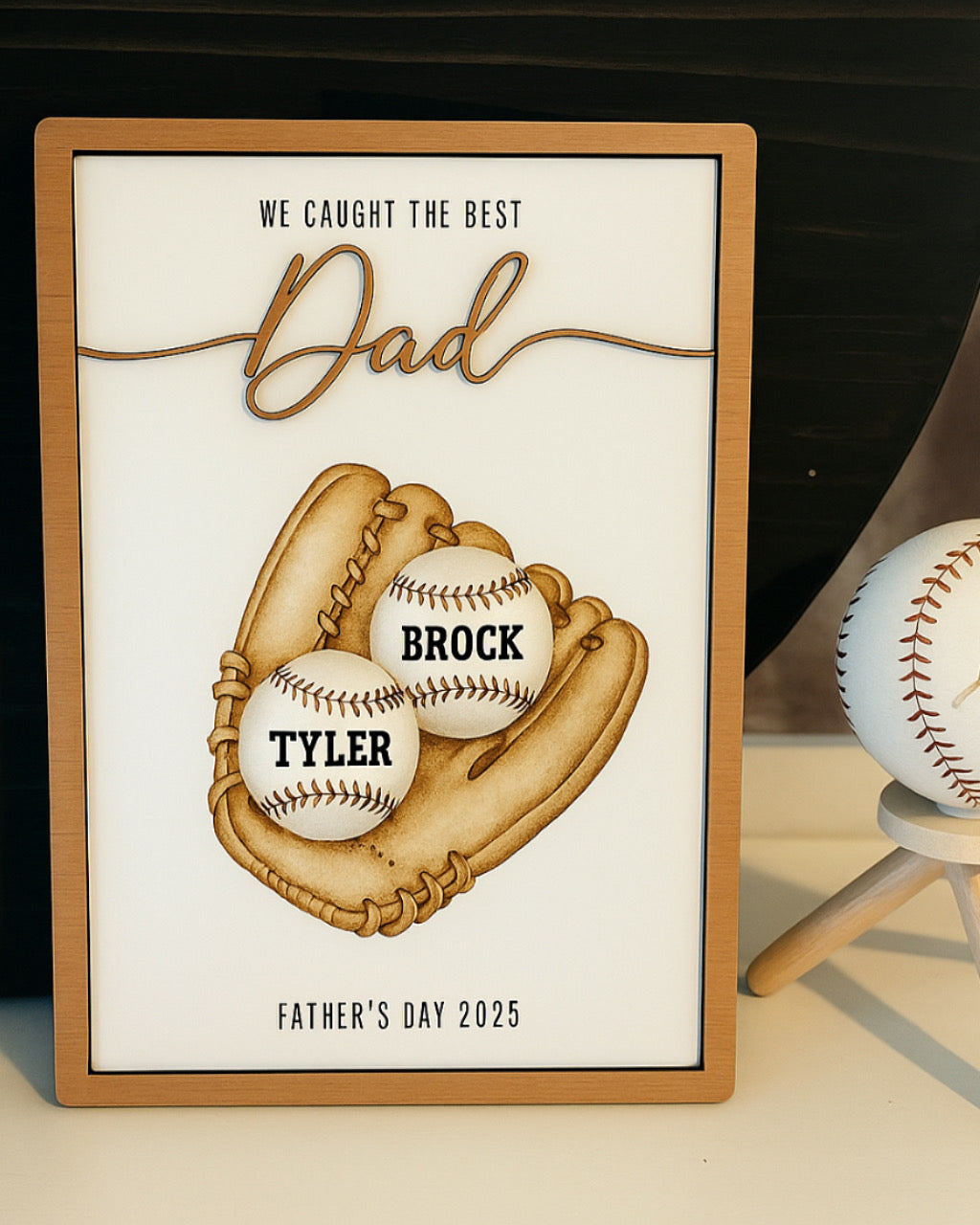 Father’s Day Baseball Picture