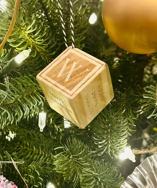 Baby Christmas Cube